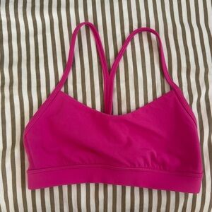 LuluLemon Flow Y Nulu Bra Pink